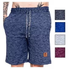 Kit 5 Short Bermuda Moletom Masculino Polo Marine Atacado