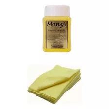 Kit Limpa Monzi Chapeados Grande 125ml + 1 Flanelas Magicas