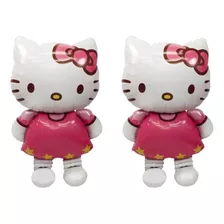 Globo Gigante Hello Kitty 116x68 Cm Paquete Con 2 Piezas