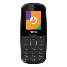 Celular Simples Idosos Positivo Dual Sim Preto Pequeno