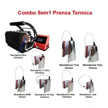 Prensa Termica Maquina De Estampar Caneca Copo Canecas 8em1