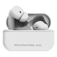 Audífonos Tzumi Sound Mates Pro Anc Bt 5.0 Color Blanco