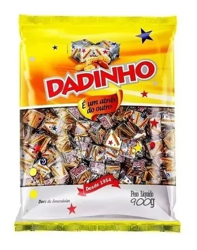Bala Dadinho Amendoim 900 G