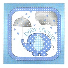 Servilletas Baby Boy Elefante 20 Uds Baby Shower Glam