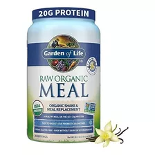 Garden Of Life Raw Organic Meal Batido Organico 28servs Sabor Vainilla