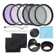 Cámara Profesional Uv Cpl Fld Lente Filtros Kit 58mm