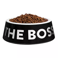 Zeedog I'm The Boss Black Bowl Small