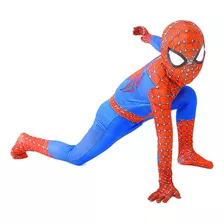 Fantasia Tradicional Luxo Infantil Homem-aranha Clássico