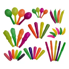 Combo Maracas Fluo Cotillon Carioca X50