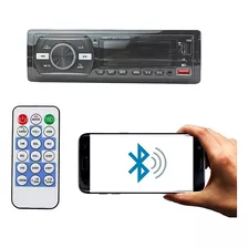 Rádio Veicular Com Bluetooth Controle Remoto Reprodutor Mul