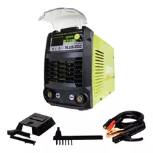 Soldadora Inversora Portatil Plus 200a Igoto Bivolt 110-240v Color Verde Lima