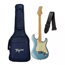 Kit Guitarra Tagimatg-530 Azul Regulada C/ Bag Luxo+correia