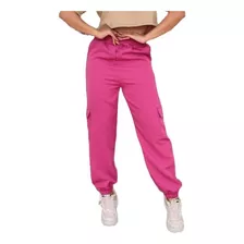 Calça Jogger Cargo Alfaiataria Feminina Com Bolso