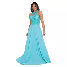 Vestido De Festa Longo Azul Serenity - Madrinha Maravilhoso