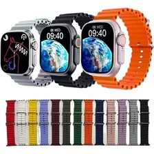  Pulseira Relógio Inteligente E Smartwatch Silicone Premium