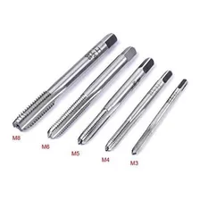 Atoplee 5pcs Tornillo De La Maquina Rosca Metrica Taps Set