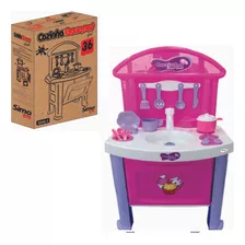 Cozinha De Brinquedo Infantil Completa Solta Água De Verdade