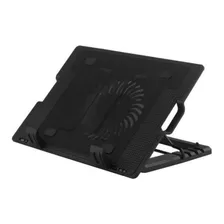 Bandeja Ventilador Fan Cooler Pad Notebook Laptop Negra Color Negro Color Del Led Azul