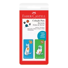 Borracha Escolar Pets - Azul E Verde - Faber Castell