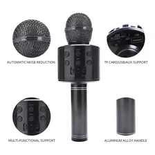 Microfono Inalambrico Karaoke Con Bocina Bluetooth Fiesta