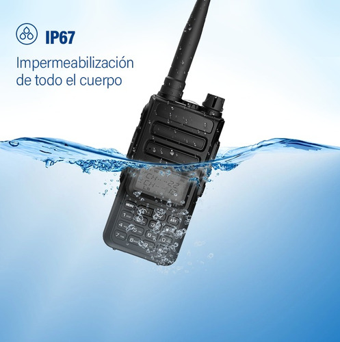 Cable De Radio Walkie Talkie Uhf Vhf Fm De 8 W, Usb, 3800 Ma Foto 7