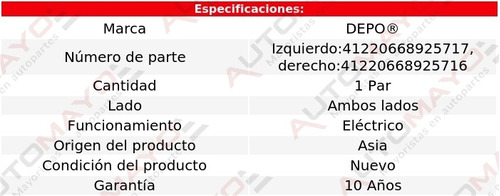 2) Faros Delanteros Depo C320 Mercedes-benz 2001-2002 Foto 4