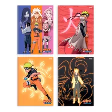 Caderno Brochura Naruto Shippuden 80f 1 Matéria Pequeno