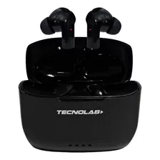 Audífonos Inalámbricos Bluetooth In Ear Tws Negro Tecnolab