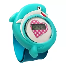  Reloj Digital Delfin Regleta Azul Juguetería Para Niñas