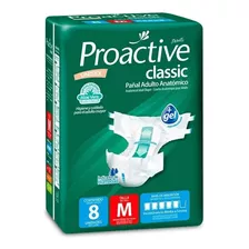 Pack Pañal Adulto Proactive, 6 Bolsas / 48 Unidades, Talla M