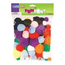 Creatividad Street Pom Pons, Surtido Tamaños Y Colores, Pack