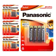 40 Pilhas Alcalinas Aaa Panasonic (10 Cartelas)