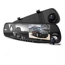 Pyle Dash Cam Espejo Retrovisor - 4.3 &quot;dvr Monitor Vist