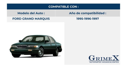 Espejo Grand Marquis 1995-95-1996-96-1997-97 Electrico Ore Foto 3