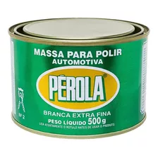 Massa De Polir N2 Automotiva Branca Extra Fina Pérola 500g