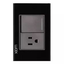 Lucek Pla 1 Int Senc Y 1 Cont De 1.5 Mod Cristal Negro