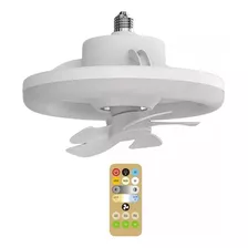 Lâmpada De Ventilador De Teto Led Ajustável Pequena E27 48w Cor Da Luz White