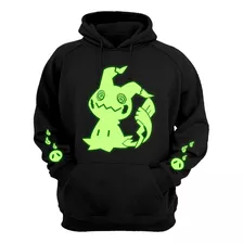 Sudadera Brilla Oscuridad Mimikyu Pokemon Anime