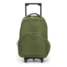 Mochila Escolar Filgo Starpak 18'' Carrito Colores Lisos Rm Diseño De La Tela Verde