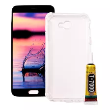 Tela Frontal Compatível Galaxy J5 Prime + Case + Cola T7000