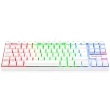 Teclado Redragon Kumakra White K552wrgb