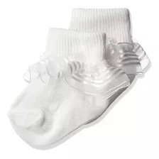 Jefferies Socks Calcetines De Encaje A Rayas Para Beb, Blanc