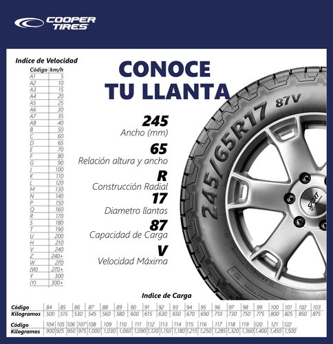 Llanta 37x12.50 R17 Cooper Discoverer At3 Xlt 124r Foto 7