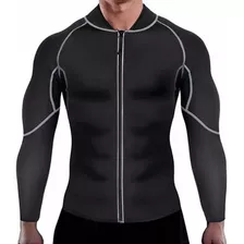 Traje De Sauna Para Hombres Chaqueta De Neopreno Para Sudar