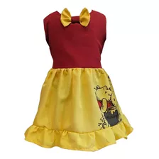 Vestido Infantil Bebé Winnie Pooh