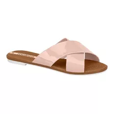 Sandalias Moleca Mujer Ojotas Cruzadas Charol Scarpy