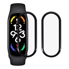 Mica 3d Para Mi Smart Band 7 Curvo Protector Pantalla 2 Pack