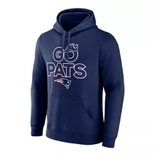 Sudadera Futbol Americano Patriots New England Go Pats Logo