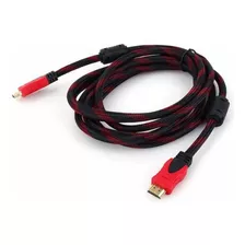 Cabo Hdmi 5m 2.0 19 Pinos Ethernet 3d 5 Metros 4k Ultra Hd