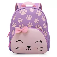 Mochila Infantil Em Neoprene Bebê Gatinha Yins Kids Ys42325